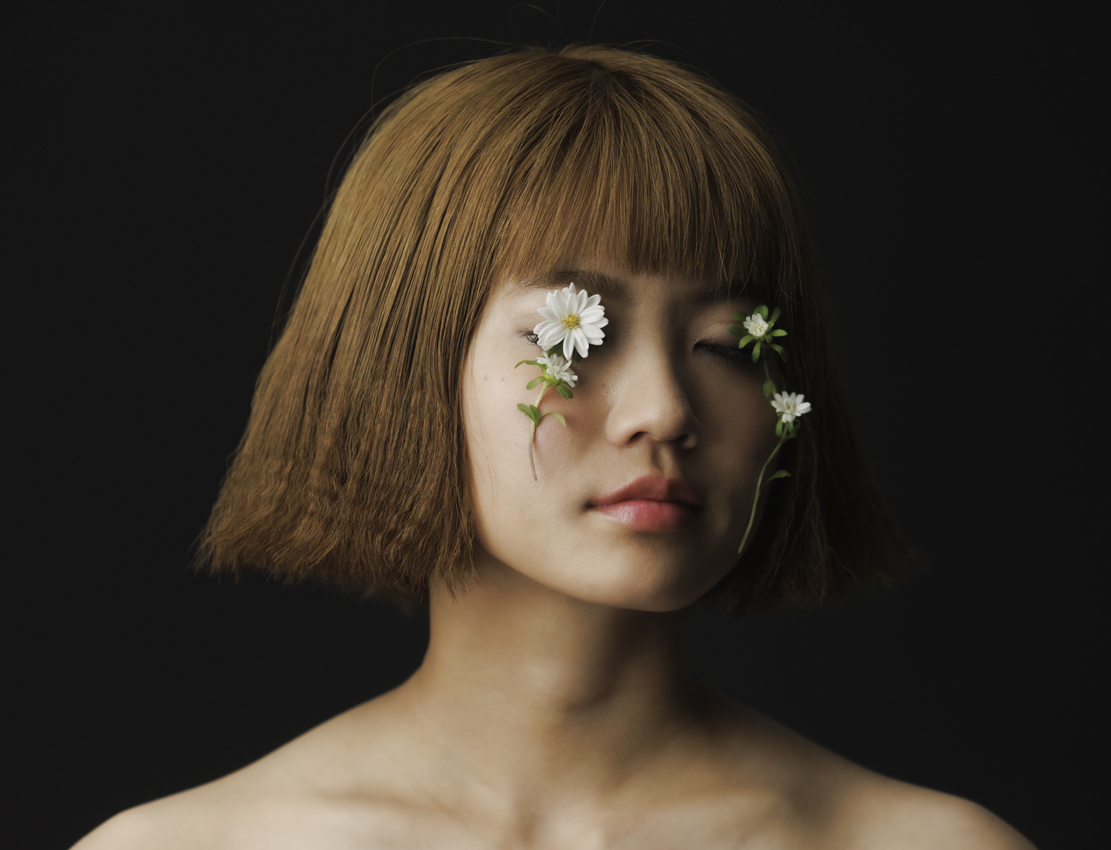 貸スタジオにで撮影