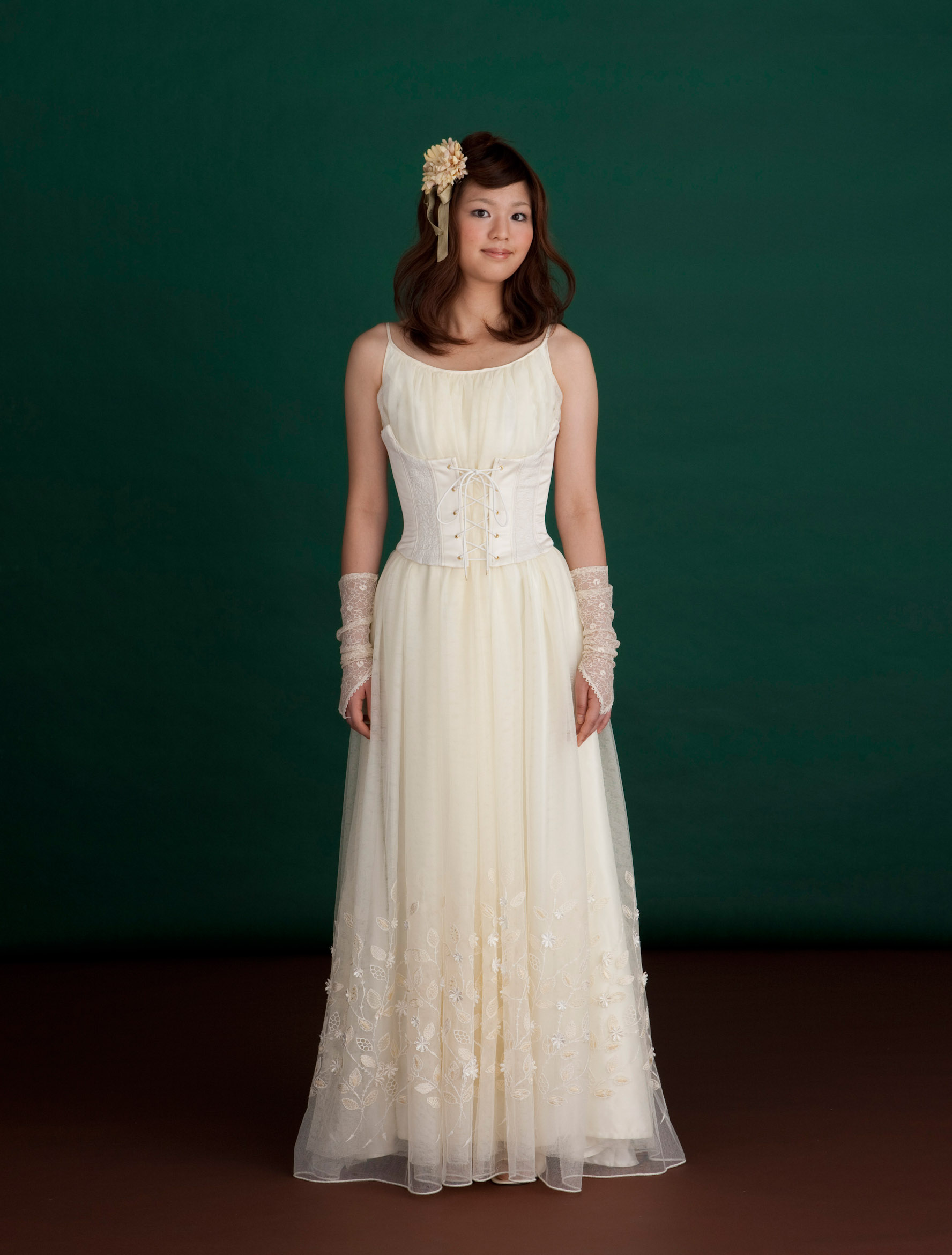 コルセットベルトを付けた時